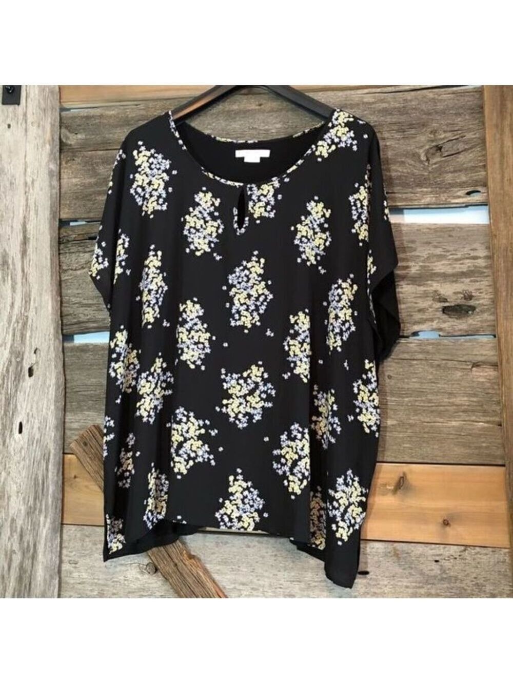 IN Every Story multi media blouse plus size 4X